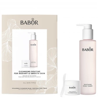 BABOR Cleansing Routine For Radiant & Smooth Skin Set 3 BABOR Cleansing Routine For Radiant & Smooth Skin Set